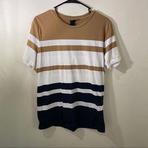 H&M stripped short sleeve t-shirt